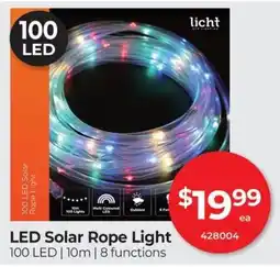 Red Dot licht LED Solar Rope Light offer