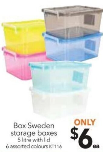 Cheap as Chips Box Sweden Storage Boxes 5 Litre With Lid offer