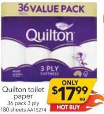 Cheap as Chips Quilton Toilet Paper offer