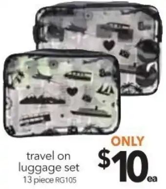 Cheap as Chips Travel On Luggage Set offer