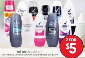 Roll On Deodorant