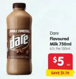 Spar Dare Flavoured Milk offer