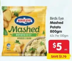 Spar Birds Eye Mashed Potato offer