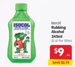 Spar Isocol Rubbing Alcohol offer
