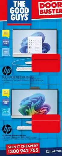 The Good Guys hp 23.8" 8GB 512GB All-In-One offer
