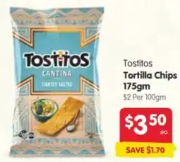 Spar Tostitos Tortilla Chips offer