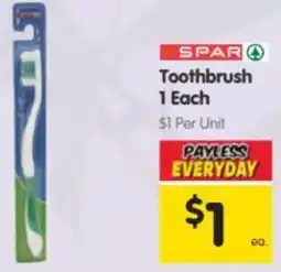 Spar Spar Toothbrush offer