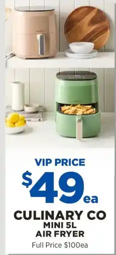 Spotlight Culinary Co Mini 5L Air Fryer offer