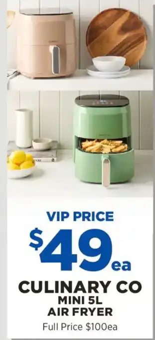 Culinary Co Mini 5L Air Fryer