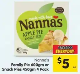 Spar Nanna's Family Pie offer