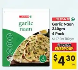 Spar Garlic Naan offer