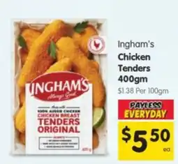 Spar Ingham's Chicken Tenders Original offer