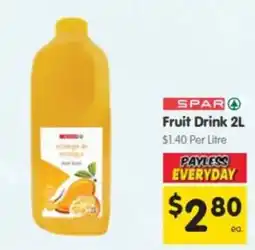 Spar Mango Orange Fruit Drink offer