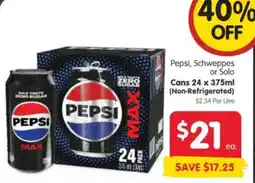 Spar Pepsi Max offer