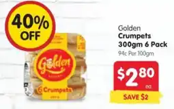 Spar Golden Crumpets offer