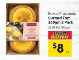 Spar Baked Provisions Custard Tart offer