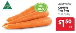 Spar Australian Carrots offer
