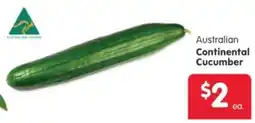 Spar Australian Continental Cucumber offer