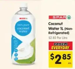 Spar Coconut Water 1L offer
