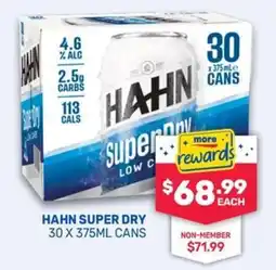 SipnSave Hahn Super Dry offer