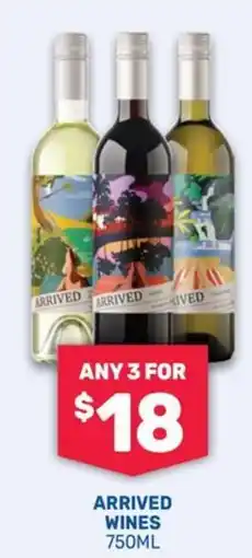 SipnSave Arrived Wines offer