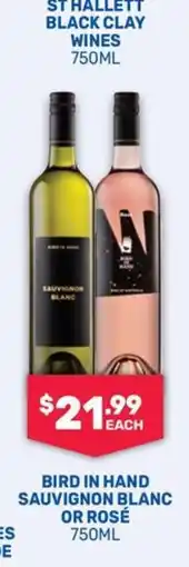 SipnSave Bird in Hand Sauvignon Blanc or Rosé offer