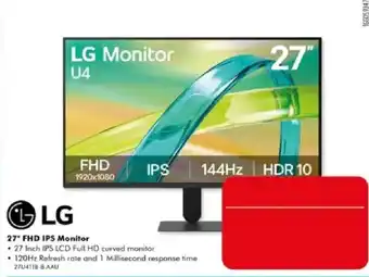 LG 27" FHD IPS Monitor
