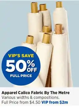 Spotlight Apparel Calico Fabric By The Metre offer