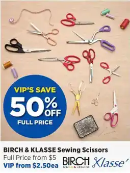 Spotlight BIRCH & KLASSE Sewing Scissors offer
