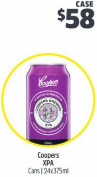 BWS Coopers XPA offer