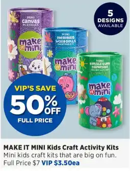 Spotlight Make It Mini Kids Craft Activity Kits offer
