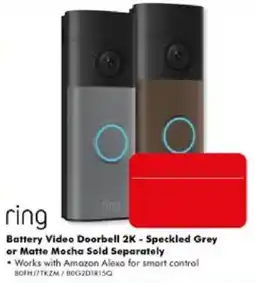 The Good Guys ring Battery Video Doorbell 2K offer
