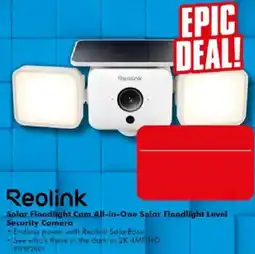 The Good Guys Reolink Solar Floodlight Cam All-in-One Solar Floodlight Level Security Camera offer