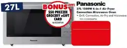 The Good Guys Panasonic 27L 1000W 4-in-1 Air Fryer Convection Microwave Oven offer