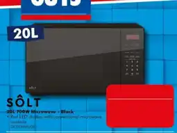 The Good Guys SÔLT 20L 700W Microwave - Black offer