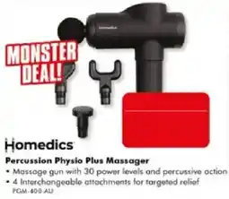 The Good Guys Homedics Percussion Physio Plus Massager offer