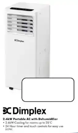 The Good Guys Dimplex 2.6kW Portable AC with Dehumidifier offer