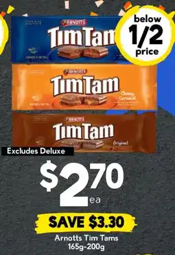 Drakes Arnott's Tim Tams offer