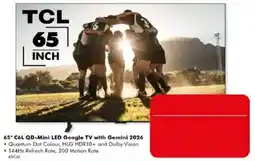 The Good Guys TCL 65* C6L QD-Mini LED Google TV with Gemini 2026 offer