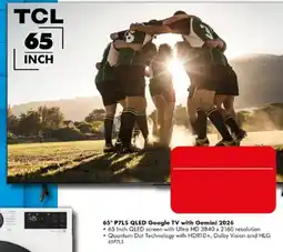 The Good Guys TCL 65" P7LS QLED Google TV with Gemini 2026 offer