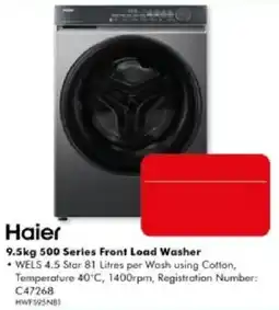 The Good Guys Haier 9.5kg 500 Series Front Load Washer offer
