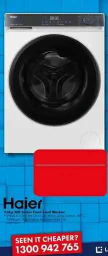 The Good Guys Haier 7.5kg 300 Series Front Load Washer offer