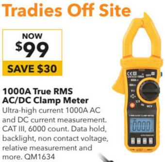 1000A True RMS AC/DC Clamp Meter