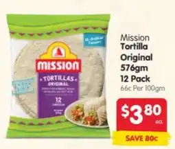 Spar Mission Tortilla Original offer