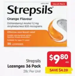 Spar Strepsils Lozenges offer