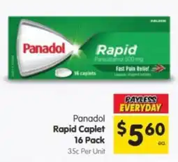 Spar Panadol Rapid Caplet offer