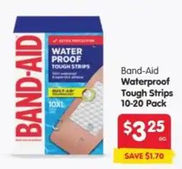 Spar Band-Aid Waterproof Tough Strips offer