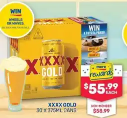 SipnSave XXXX Gold offer