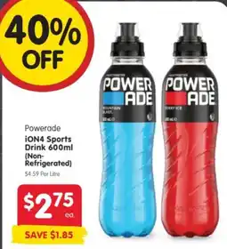 Spar Powerade iON4 Sports Drink offer