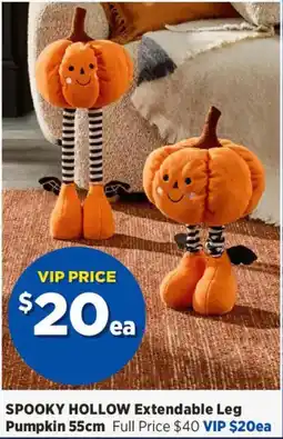Spotlight SPOOKY HOLLOW Extensible Leg Pumpkin offer